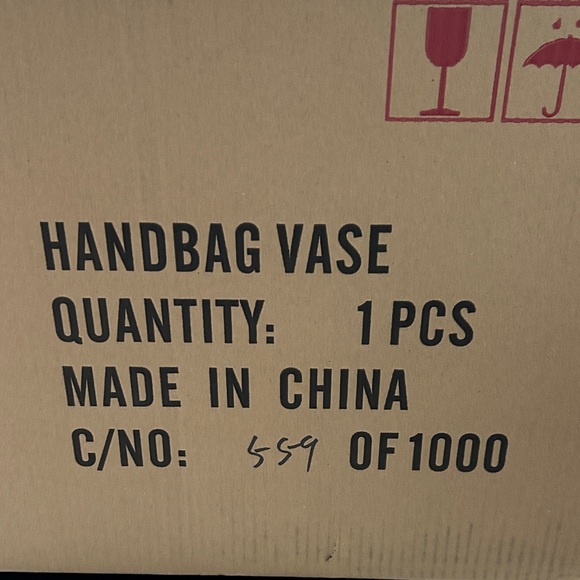 Nothing Personal Berkin Bag Flower Vase BRAND NEW - Collectible. - Picture 13 of 14